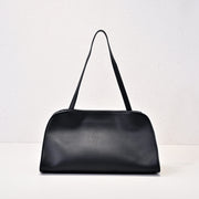 Structured Leather Shoulder Bag – Yeralles Quiet Luxury Handbag